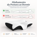 Travesseiro Cervical Ortopédica com Espuma de Memória – Conforto e Suporte para o Pescoço